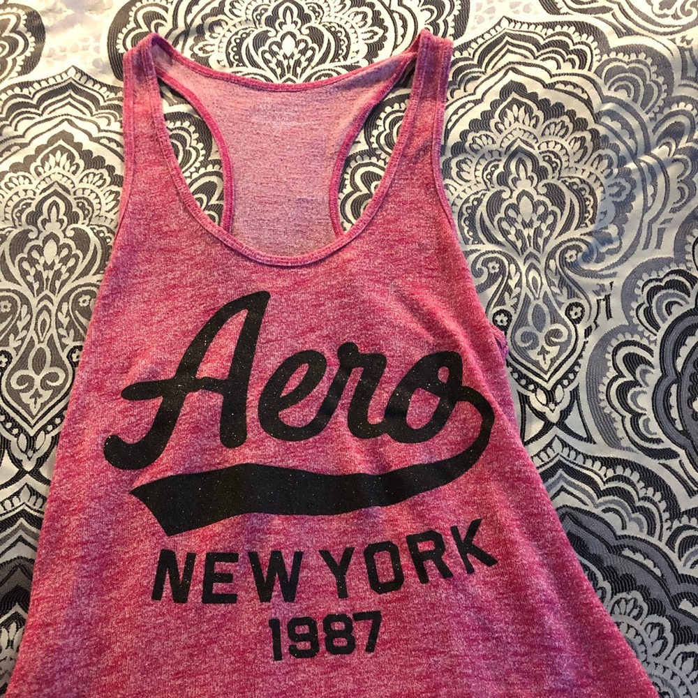 Cute Aeropostale racer back tank